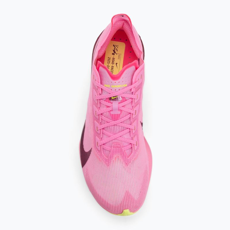 Încălțăminte de alergare pentru femei Nike Vaporfly 4 Pink Spell/Hyper Pink/Volt Ice/Bordeaux 5