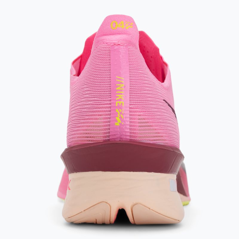Încălțăminte de alergare pentru femei Nike Vaporfly 4 Pink Spell/Hyper Pink/Volt Ice/Bordeaux 6