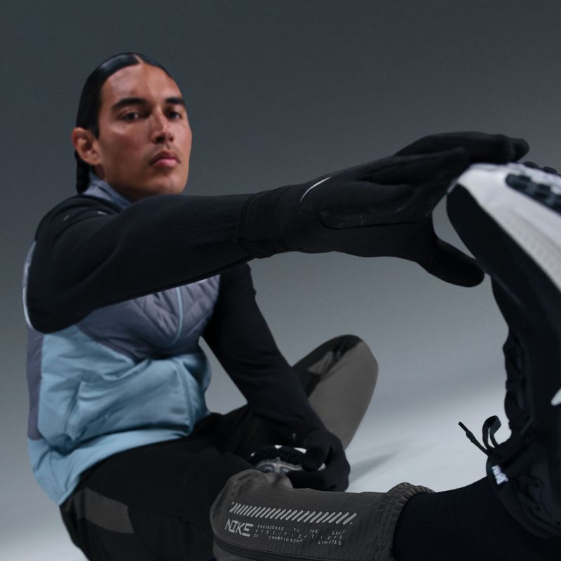 Pantaloni de alergare pentru bărbați Nike Challenger Therma-Fit Winterized black/anthracite/black 6