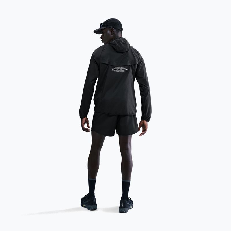 Pantaloni scurți de alergare pentru bărbați Nike Challenger Winterized 2in1 black/anthracite 4