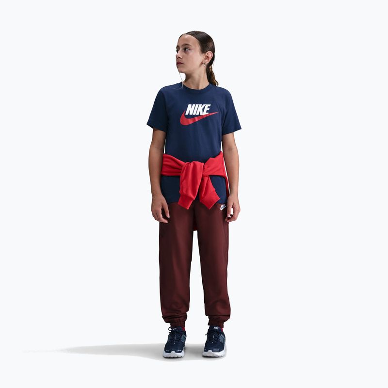 Tricou pentru copii Nike Sportswear midnight navy/white 2