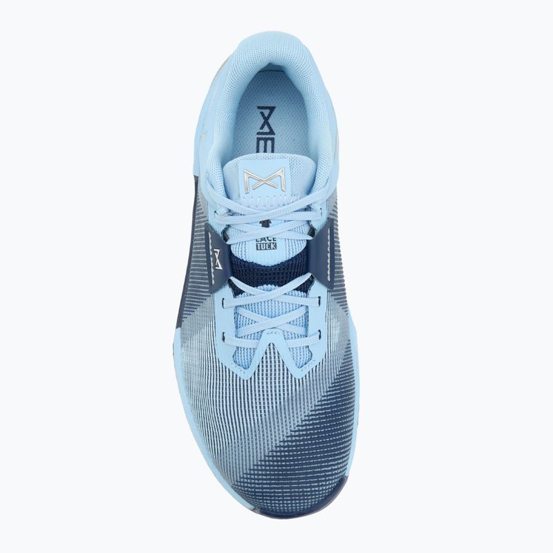 Pantofi pentru haltere pentru femei Nike Metcon 10 psychic blue/blue void/metallic silver 5