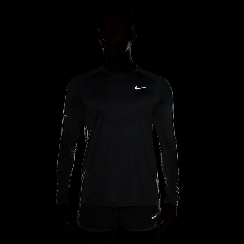 Longsleeve de alergare pentru bărbați Nike Stride Dri-Fit ADV Smoke Grey 7