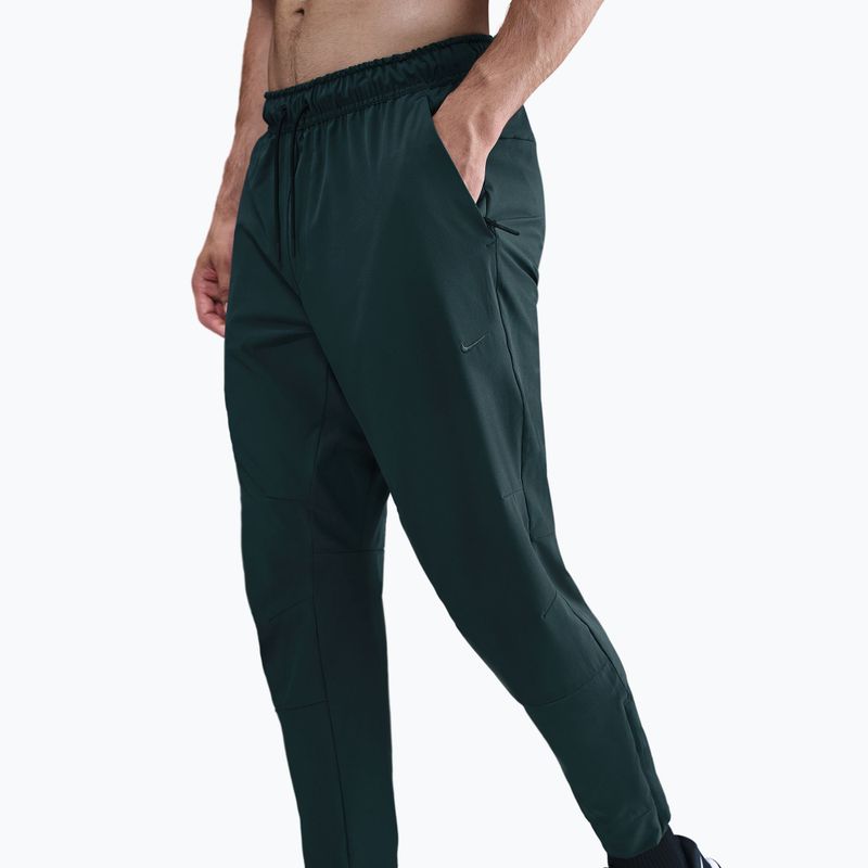 Pantaloni pentru bărbați Nike Unlimited Dri-Fit Zippered Cuff seaweed/black/seaweed 4
