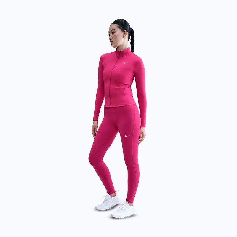 Colanți pentru femei Nike One Seamless Front rush pink/white 2
