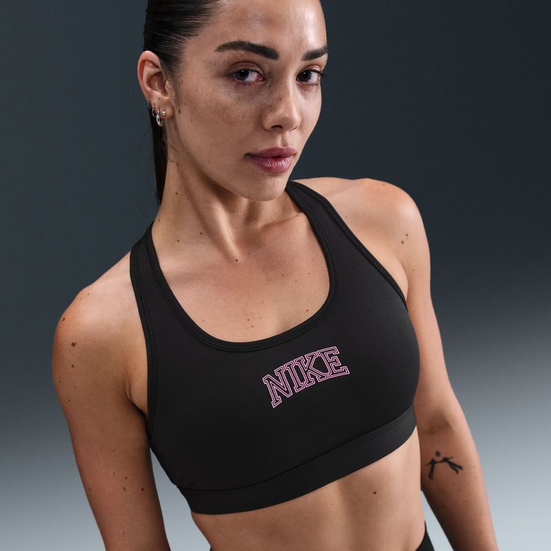 Sutien de antrenament Nike Swoosh Medium Support black 8