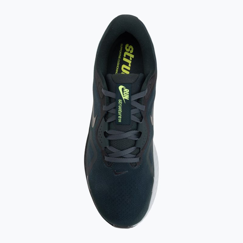 Încălțăminte de alergare pentru bărbați Nike Structure 26 Wide seaweed/volt/pure platin 5