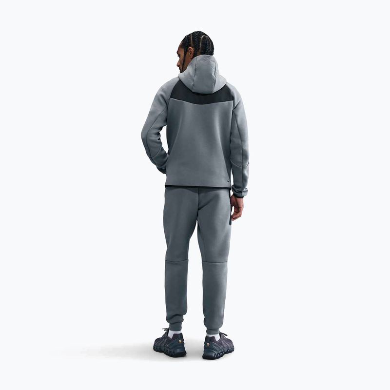 Bluză pentru bărbați Nike Tech Windrunner Full-Zip Cool Grey/Dark Smoke Grey/Volt 2