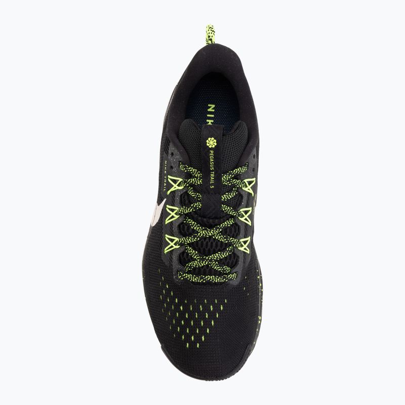 Încălțăminte de alergare pentru bărbați Nike Pegasus Trail 5 Black/Volt Ice/Phantom 5