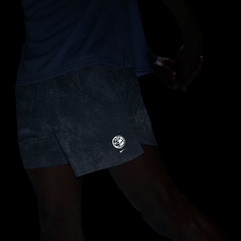 Pantaloni scurți de alergare pentru bărbați Nike Stride Brief-Lined 5" Light Smoke Grey 7