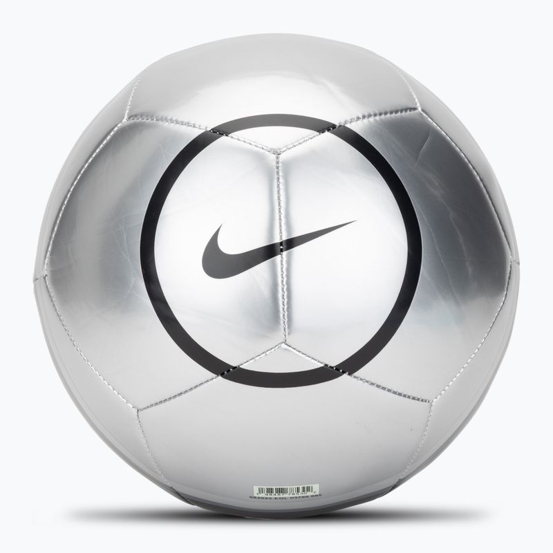 Minge de fotbal Nike Academy T90 Metallic '26 metallic silver/black/black mărimea 4