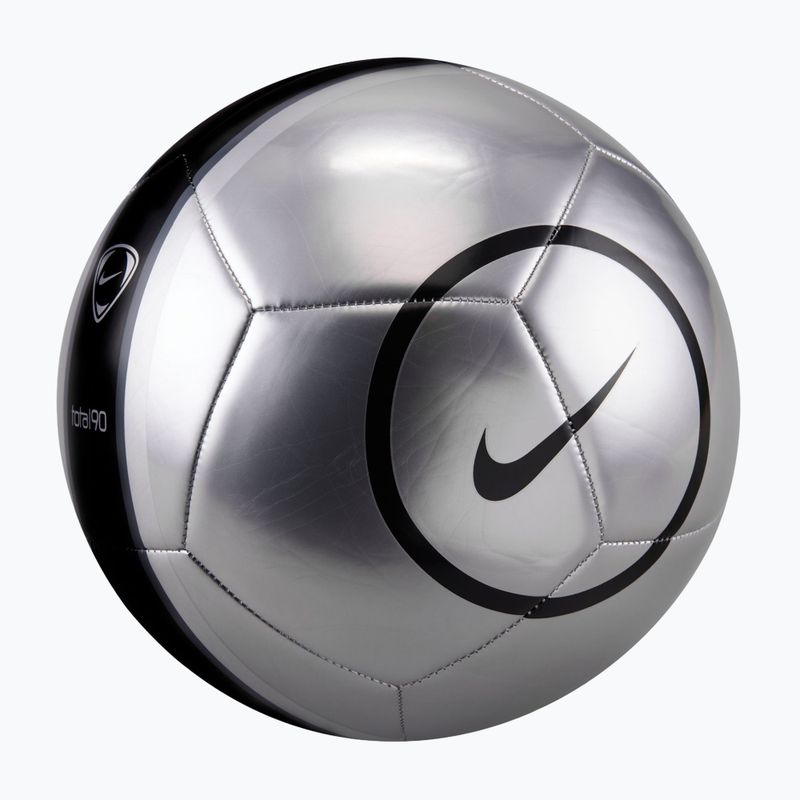 Minge de fotbal Nike Academy T90 Metallic '26 metallic silver/black/black mărimea 4 2
