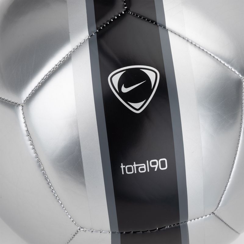 Minge de fotbal Nike Academy T90 Metallic '26 metallic silver/black/black mărimea 5 3