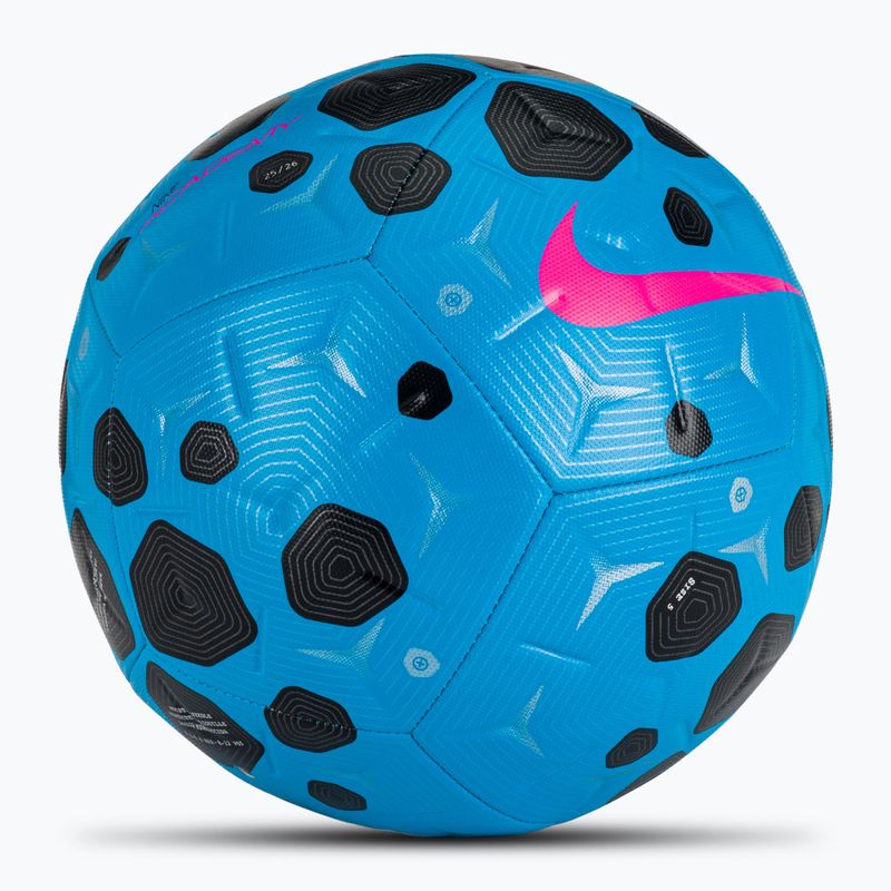 Minge de fotbal Nike Academy blue glow/black/pink blast mărimea 5 2
