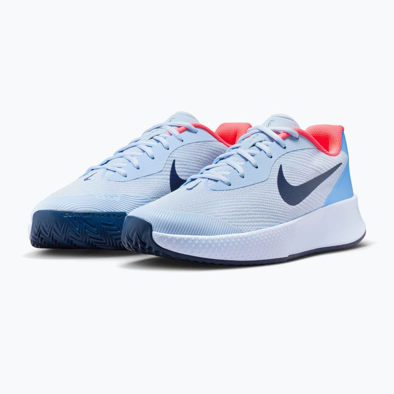 Pantofi bărbați Nike Vapor Lite 3 Clay Hydrogen Blue/Hot Lava/Midnight Navy 10
