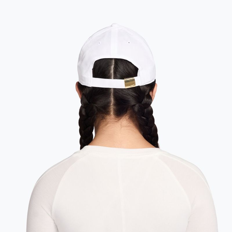 Șapcă pentru copii Nike Dri-FIT Club white/flt gold 5