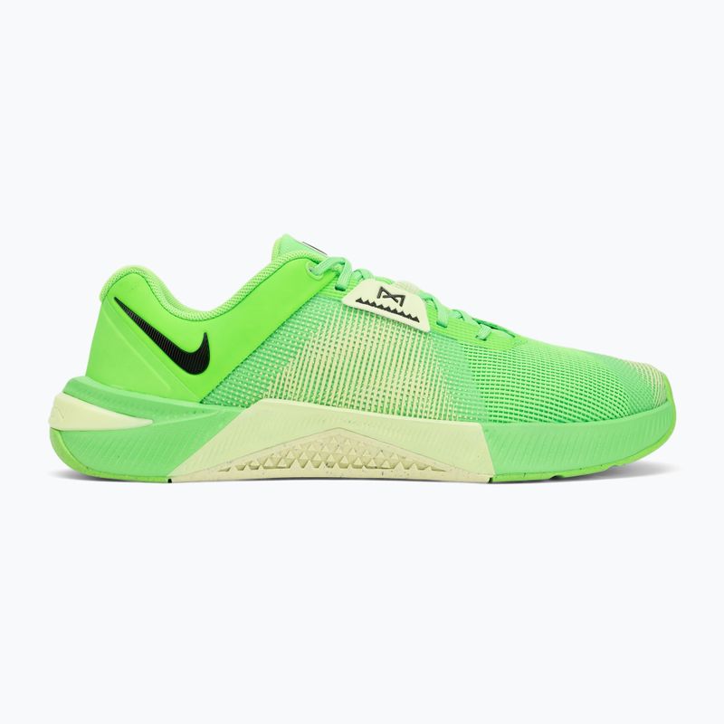Încălțăminte de ridicare greutăți pentru bărbați Nike Metcon 10 Green Strike/Light Liquid Lime/Black 2