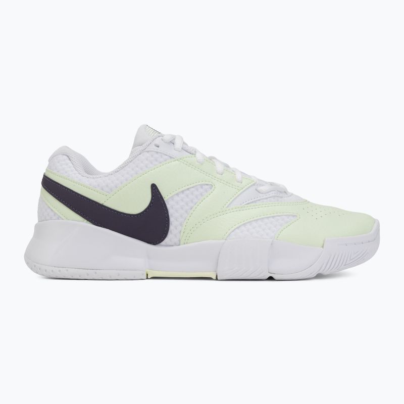 Pantofi pentru bărbați Nike Court Lite 4 white/volt tint/dark raisin 2