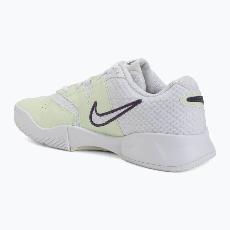 Pantofi pentru bărbați Nike Court Lite 4 white/volt tint/dark raisin 3