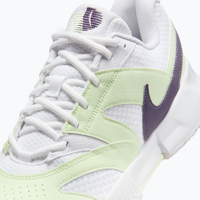Pantofi pentru bărbați Nike Court Lite 4 white/volt tint/dark raisin 8