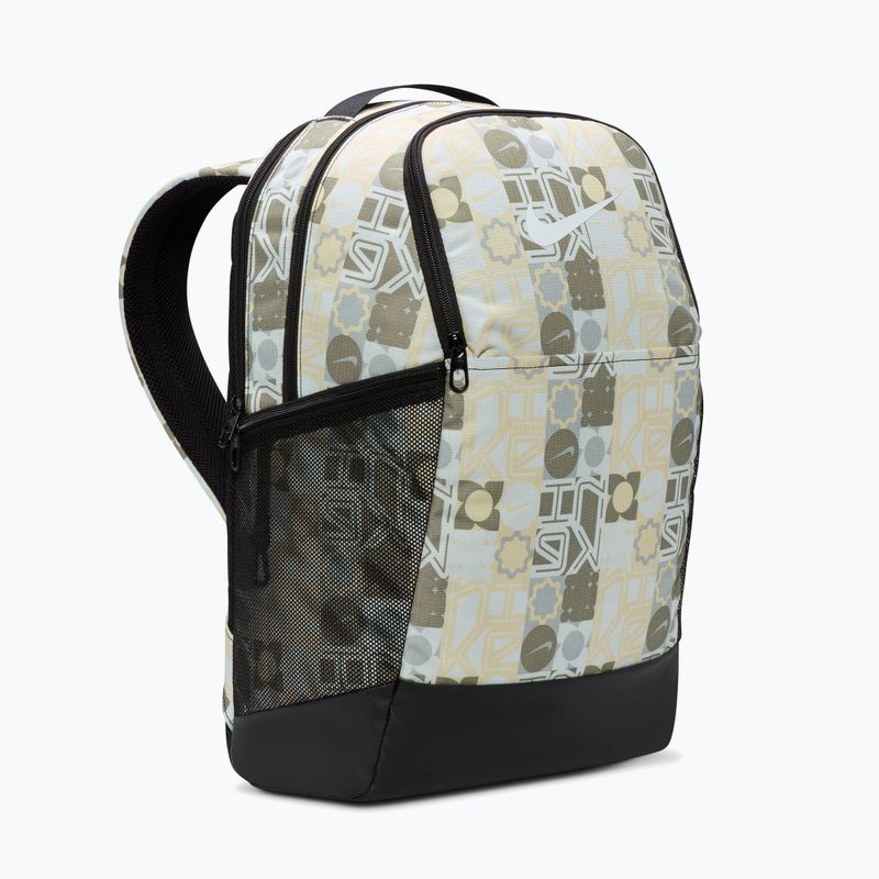 Rucsac de antrenament Nike Brasilia 9.5 24 l off white/black/white 2