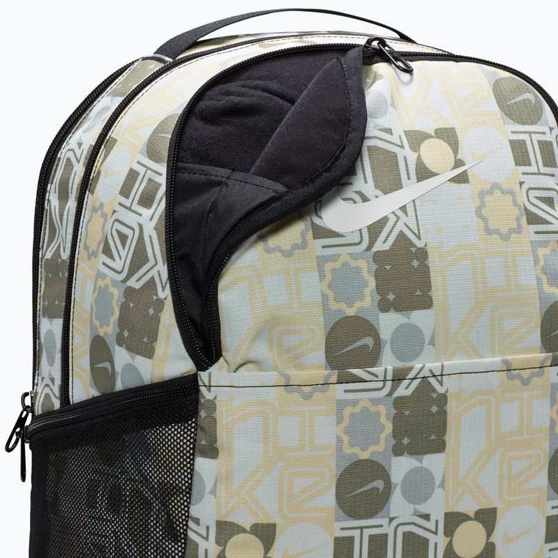 Rucsac de antreanament Nike Brasilia 9.5 35 l off white/black/white 6