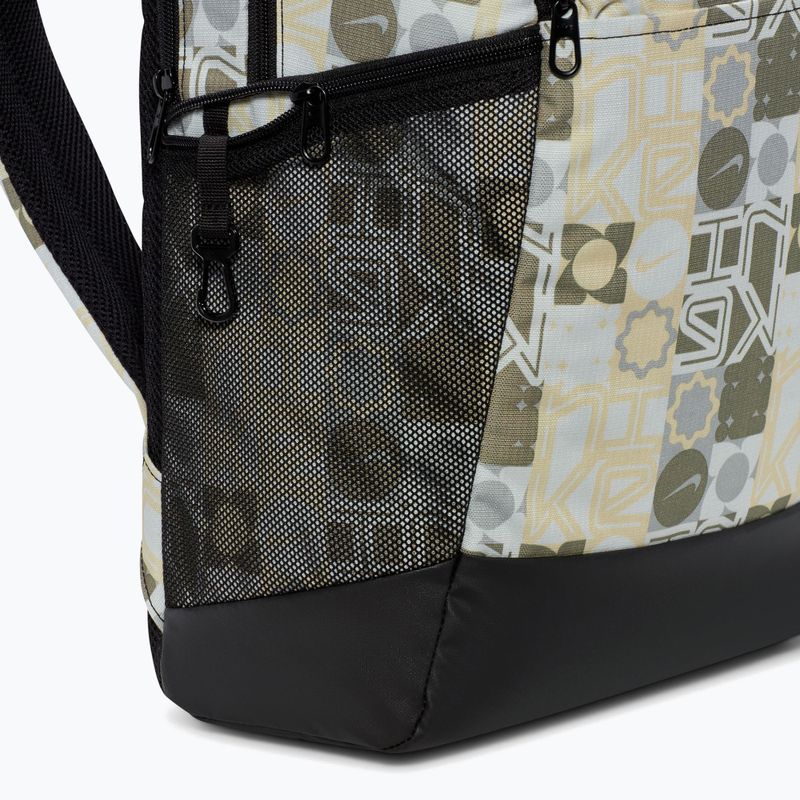 Rucsac de antrenament Nike Brasilia 9.5 24 l off white/black/white 8