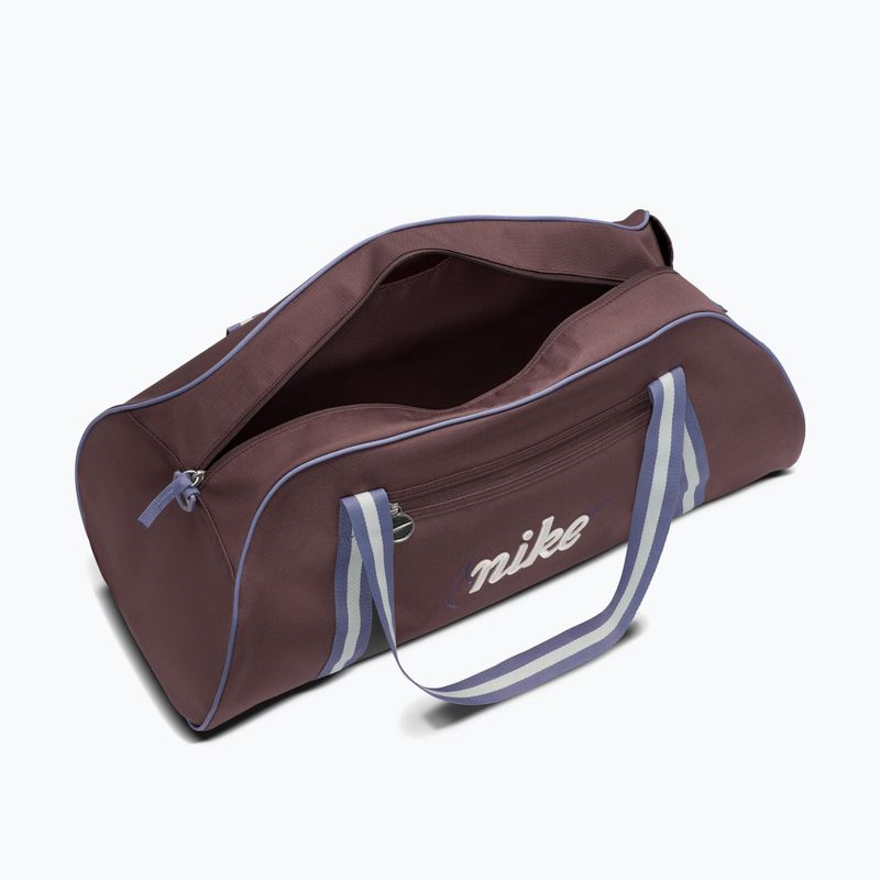 Geantă de antrenament pentru femei Nike Gym Club Retro 24 l tattoo/iron purple/sail 3