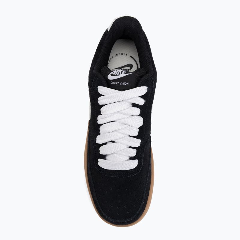Încălțăminte pentru bărbați Nike Court Vision Low FL black/gum med brown/white 5