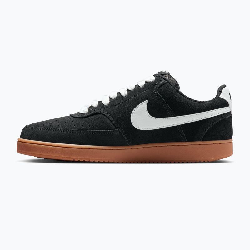 Încălțăminte pentru bărbați Nike Court Vision Low FL black/gum med brown/white 2