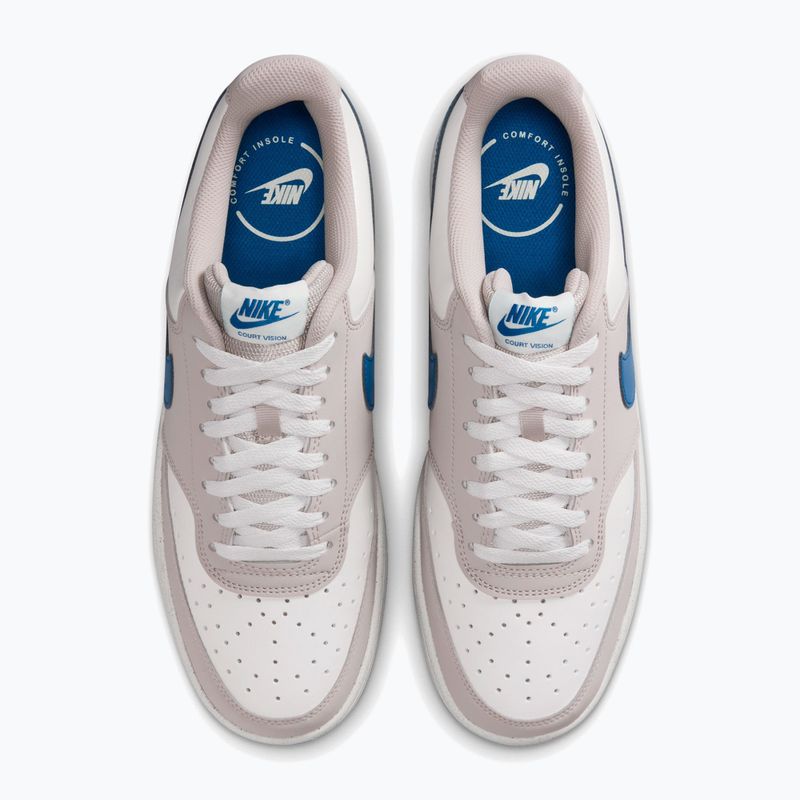 Încălțăminte pentru bărbați Nike Court Vision Low Sail/Cream II/Brilliant Blue 8