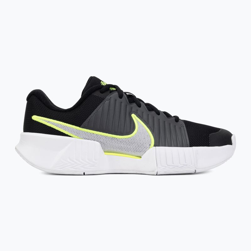 Încălțăminte de tenis pentru bărbați Nike GP Challenge Pro black/anthracite/volt 2