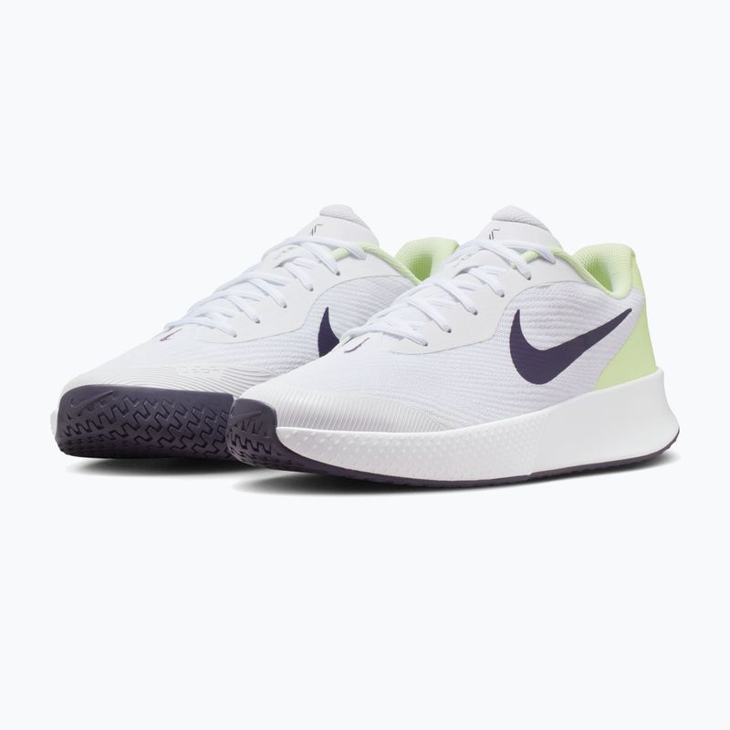Încălțăminte de tenis pentru bărbați Nike Vapor Lite 3 white/volt tint/dark raisin 3
