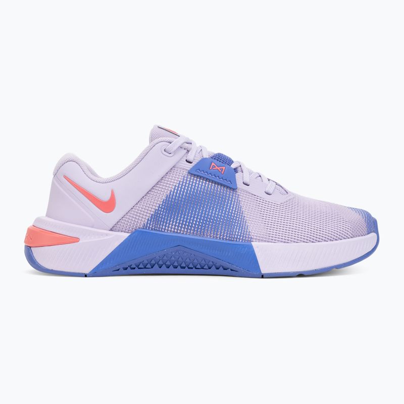 Încălțăminte de ridicare greutăți pentru femei Nike Metcon 10 violet mist/sapphire/sea coral 2