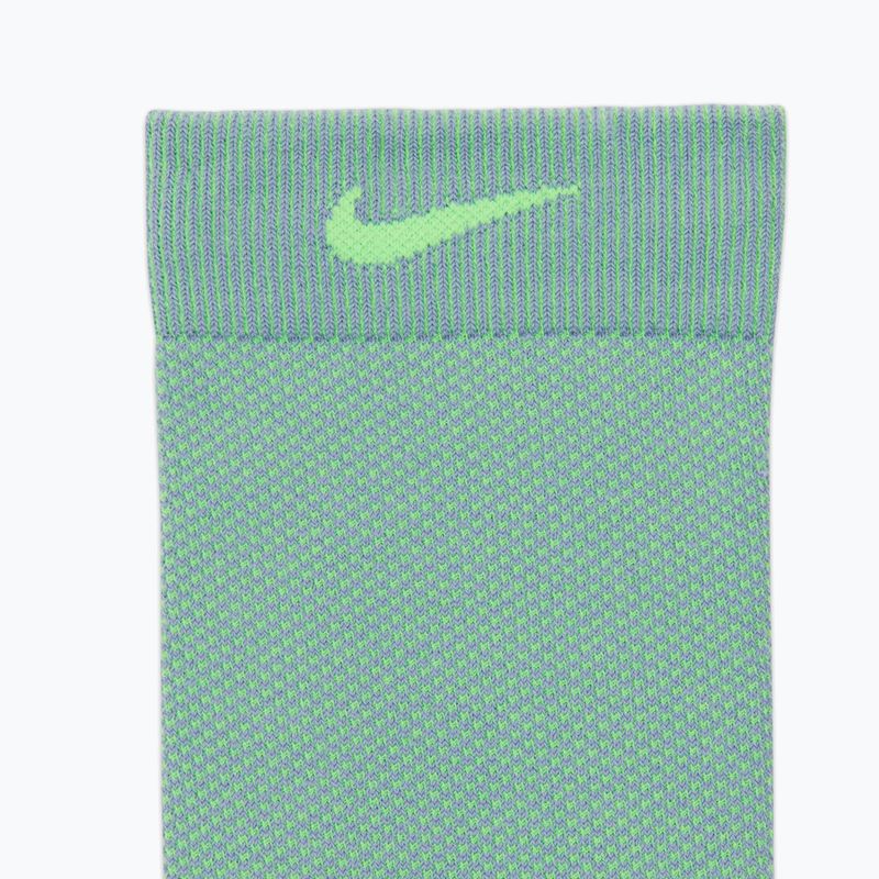 Șosete Nike Running Lightweight Crew iron purple/voltage green/voltage green 4