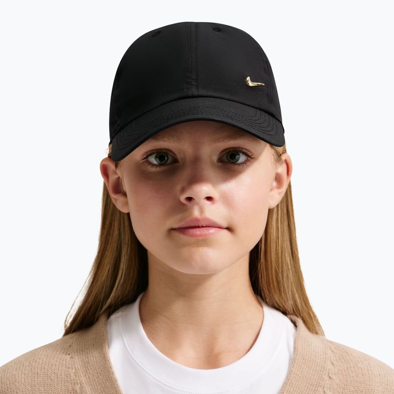 Șapcă pentru copii Nike Dri-FIT Club black/flt gold 3