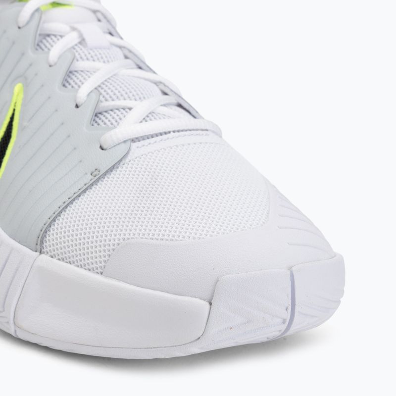 Încălțăminte de tenis pentru bărbați Nike GP Challenge Pro white/pure platinum/volt/black 7