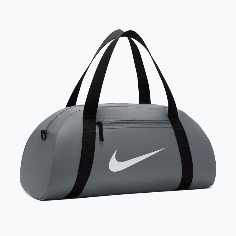 Geantă de antrenament pentru femei Nike Gym Club 24 l smoke grey/black/white 2