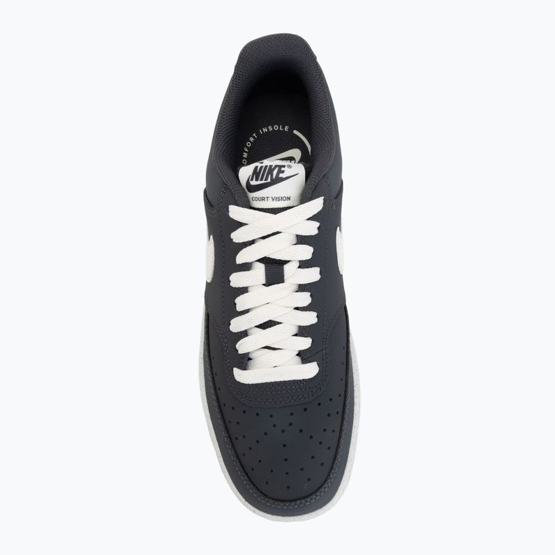 Încălțăminte pentru bărbați Nike Court Vision Low Premium anthracite/pale ivory 5