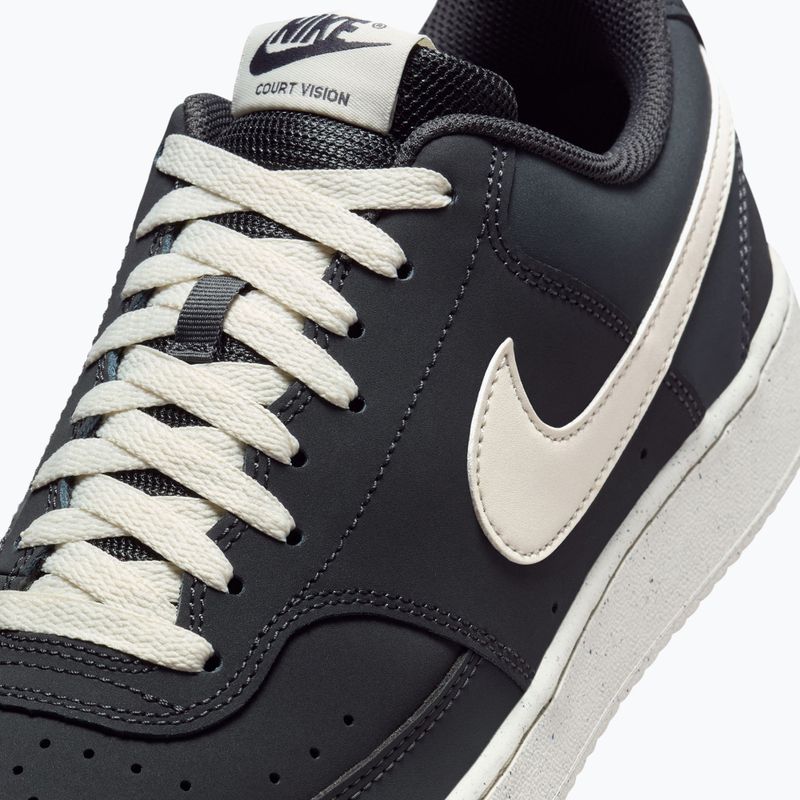 Încălțăminte pentru bărbați Nike Court Vision Low Premium anthracite/pale ivory 8