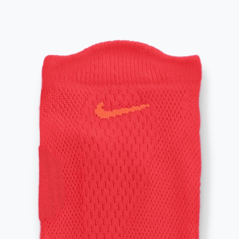Șosete Nike Running Midweight No-Show light crimson/turf orange/turf orange 4