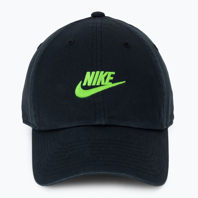 Șapcă Nike Club Unstructured Futura Wash black/mean green 2