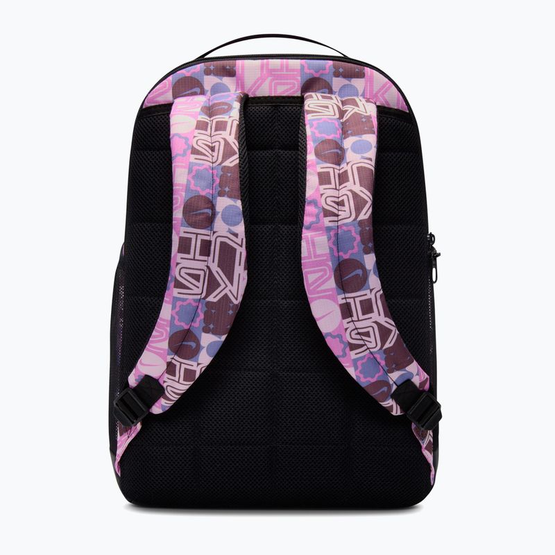 Rucsac de antrenament Nike Brasilia 9.5 24 l negru/roz spumă/alb 4