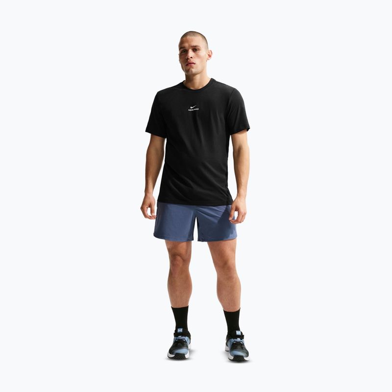 Tricou de antrenament pentru bărbați Nike Pro Dri-Fit black/white 2