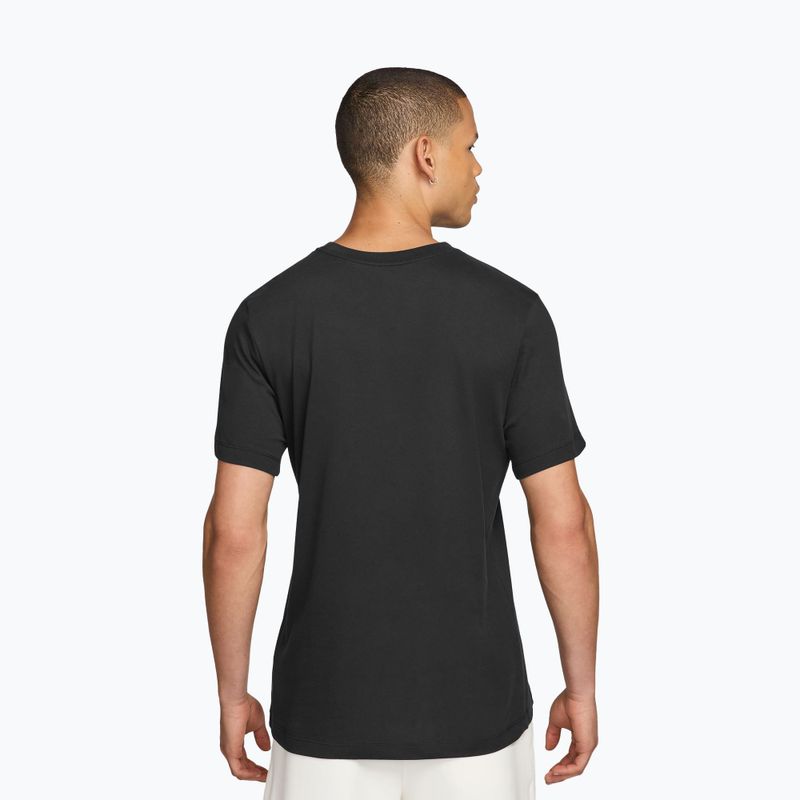 Tricou de antrenament pentru bărbați Nike HBR Dri-FIT black/white 2