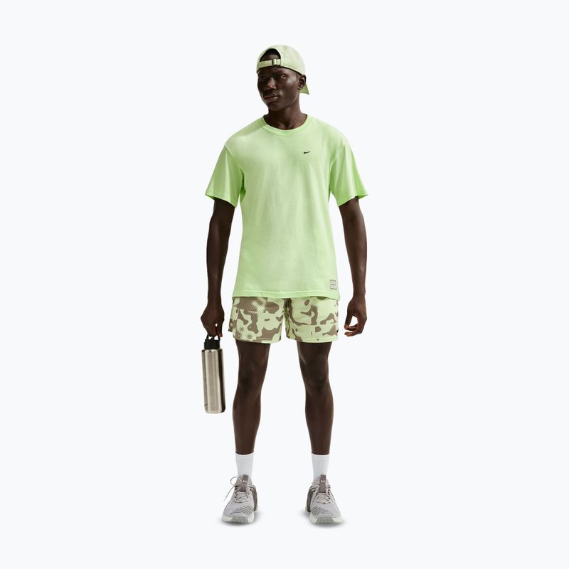 Tricou de antrenament bărbați Nike N.A.C light liquid lime 2