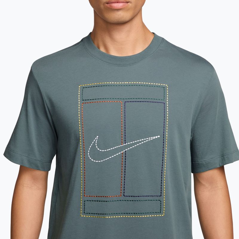 Tricou pentru bărbați Nike Court Heritage mineral slate 3
