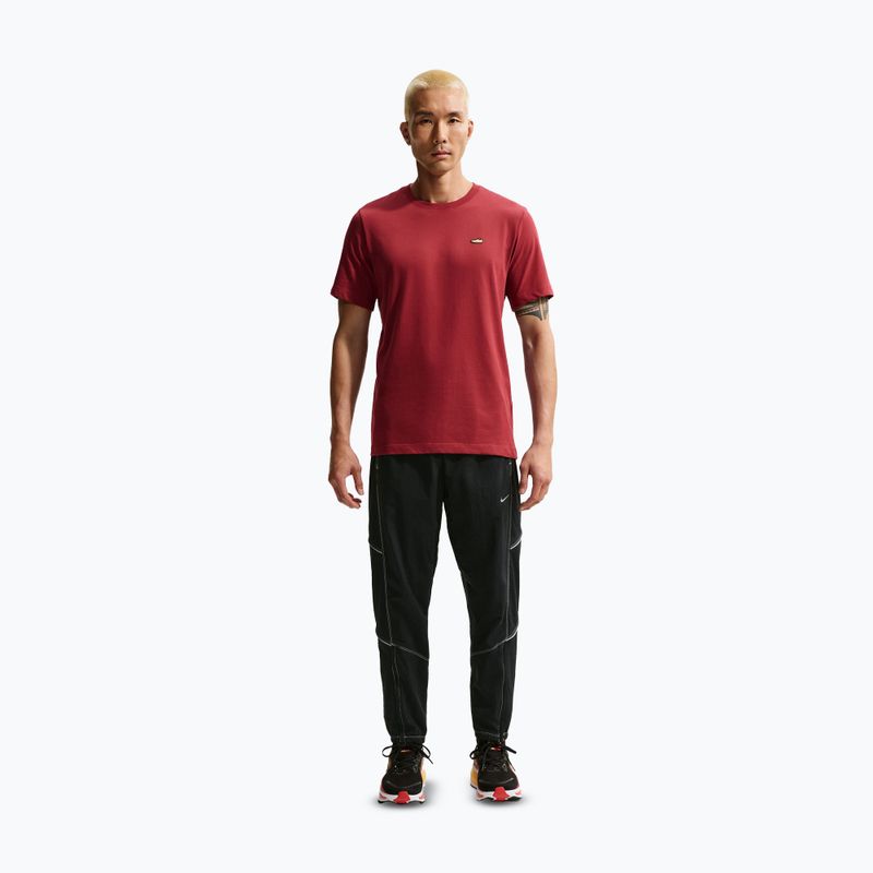 Tricou de alergare pentru bărbați Nike Retro Run Dri-Fit team crimson 2