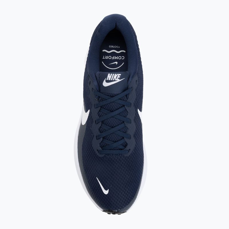 Încălțăminte de alergare pentru bărbați Nike Revolution 8 midnight navy/white/black/pure platinum 5