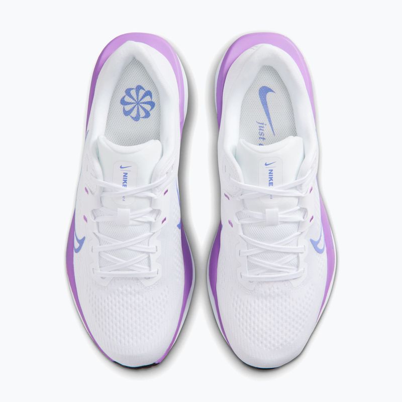 Încălțăminte de alergare pentru femei Nike Quest 6 white/black/bright violet/sapphire 5